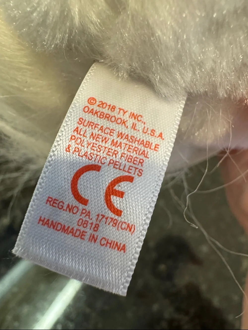 Ty Beanie Babies Gracie Swan White Ugly Duckling 8” Plush Toy New with Tag - Picture 10 of 10